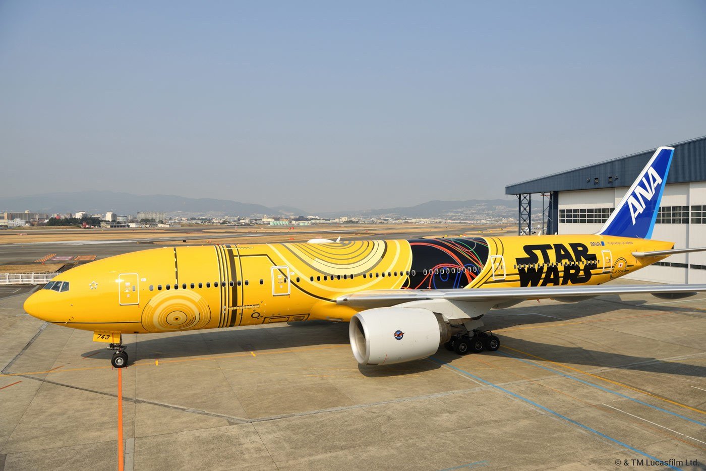 Así es el avión de C-3PO de All Nippon Airways (ANA)