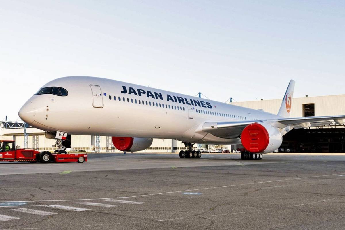 Japan Airlines recibe su primer Airbus A350-1000, el más sustentable de su flota