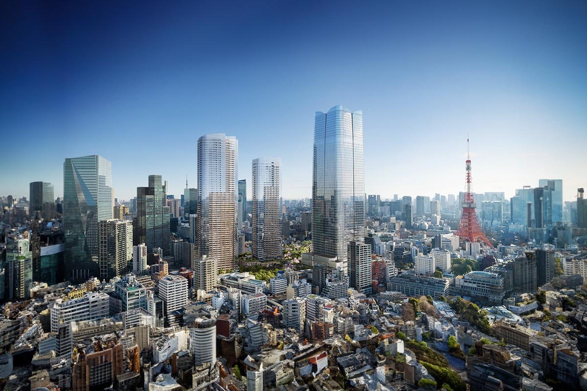 azabudai hills en Tokio