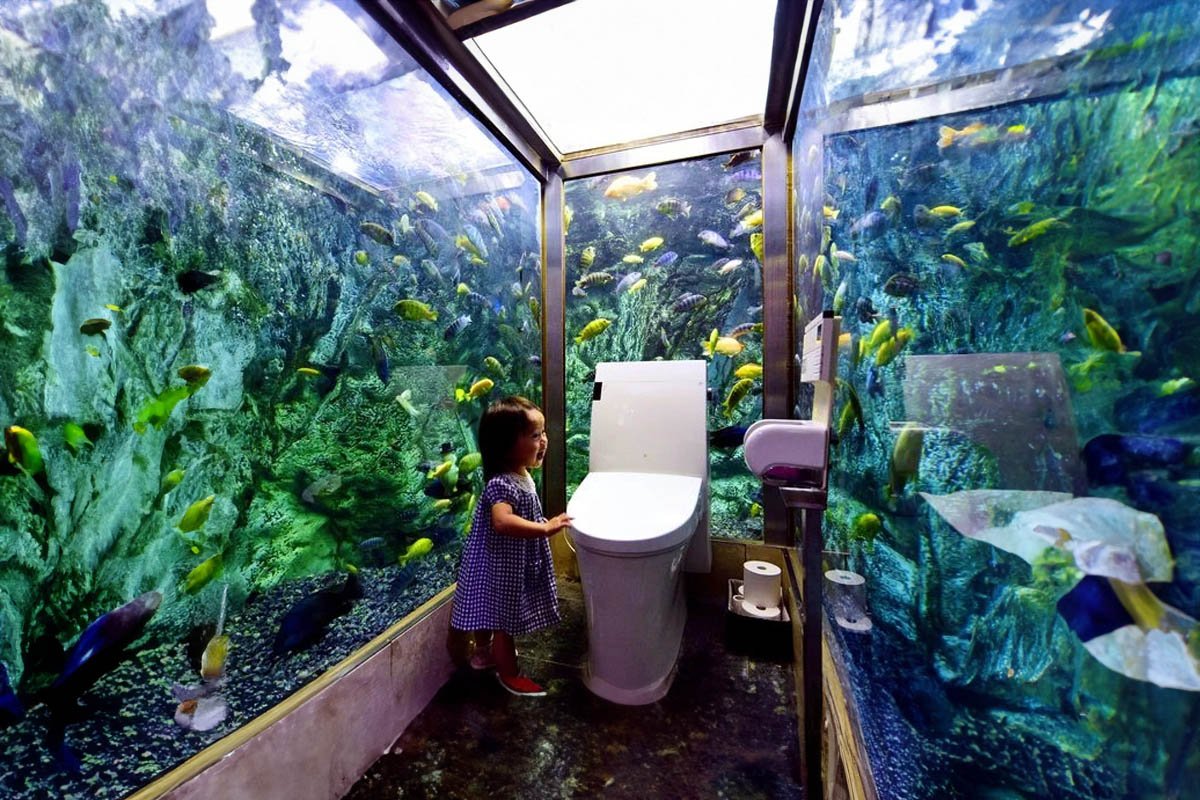 baño acuario