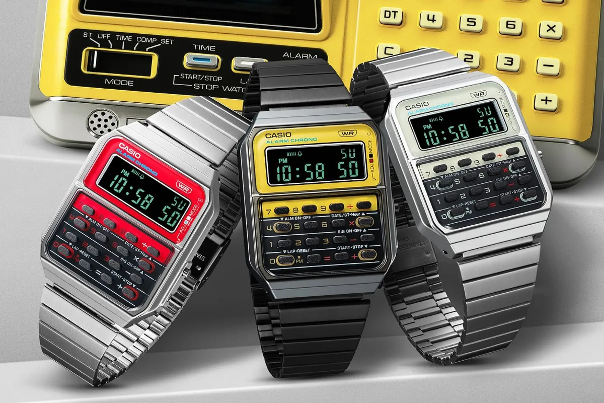 Casio lanza un retro reloj que rinde homenaje a la calculadora CQ-1 de 1976 2026 reloj casio con calculadora
