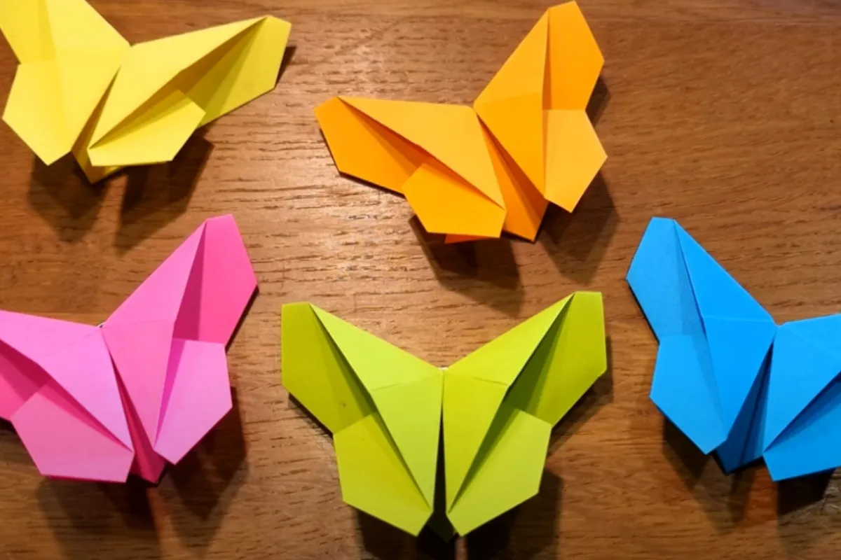 Origami paso a paso: cómo hacer la mariposa 1 mariposa de origami