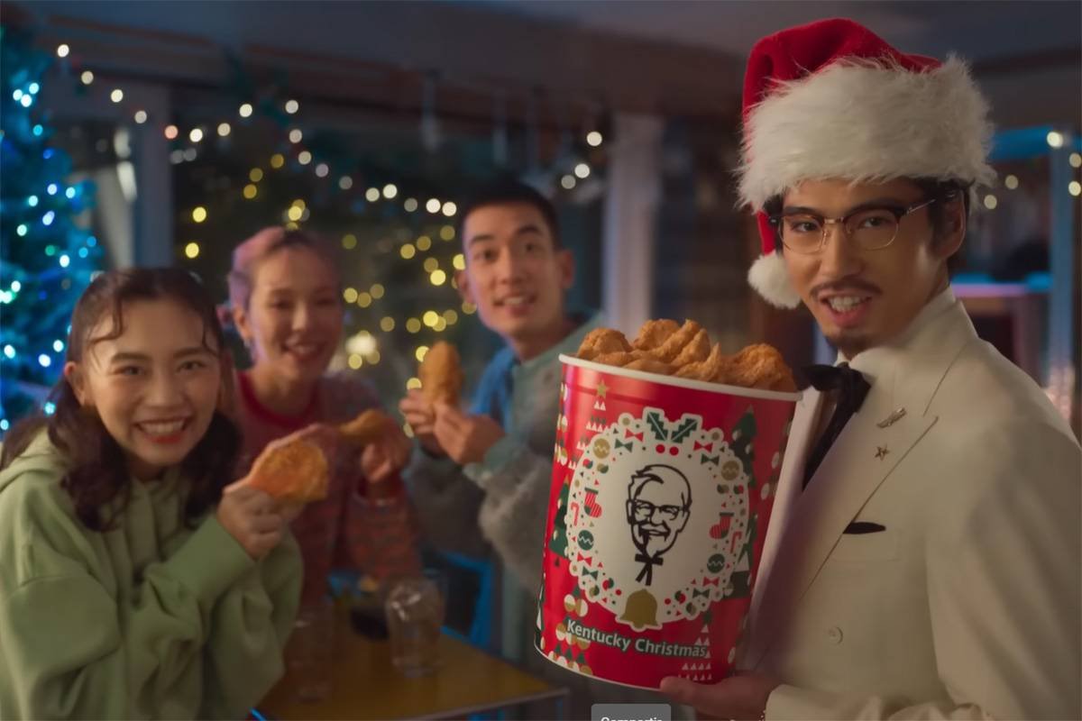 navidad en kfc en japón