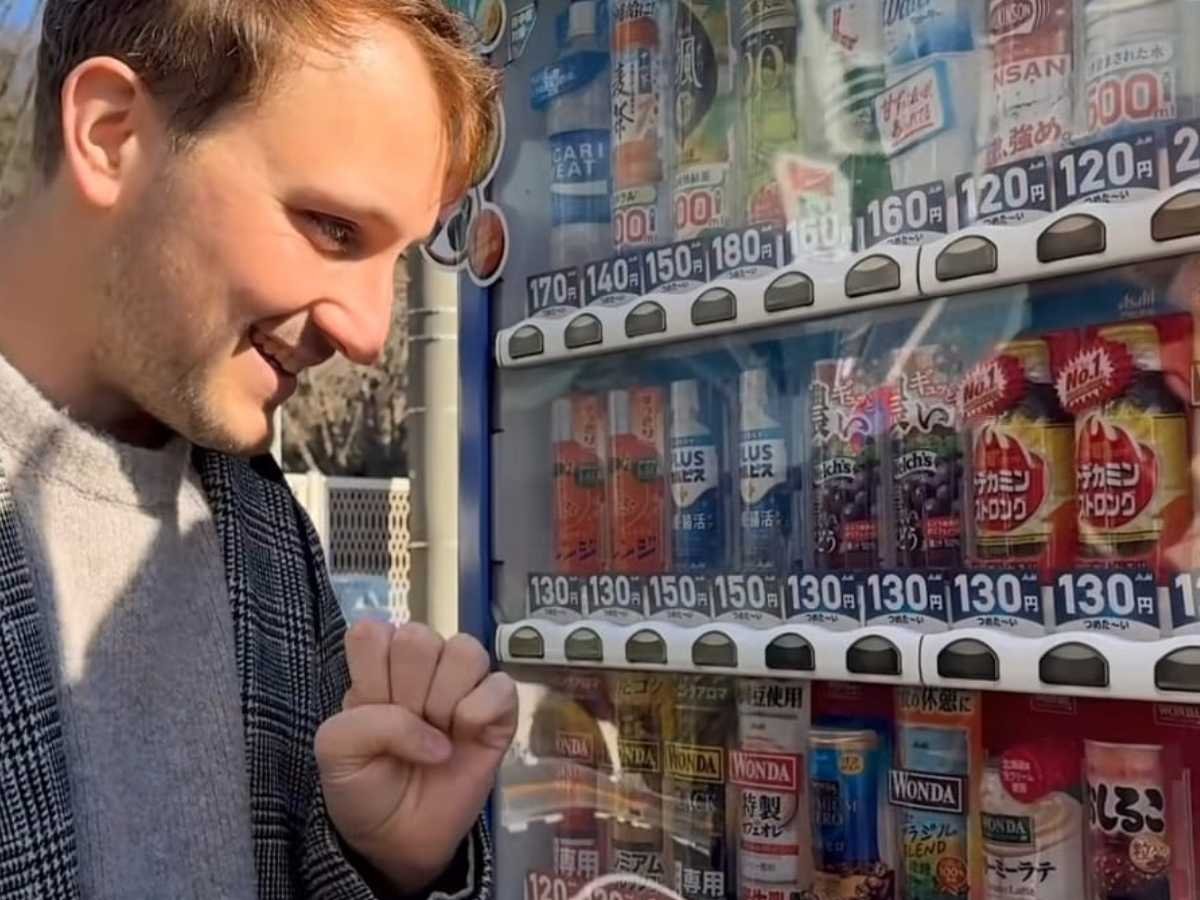Un francés comprobó el secreto mejor guardado de las máquinas expendedoras de Japón: "Están en todos los detalles"