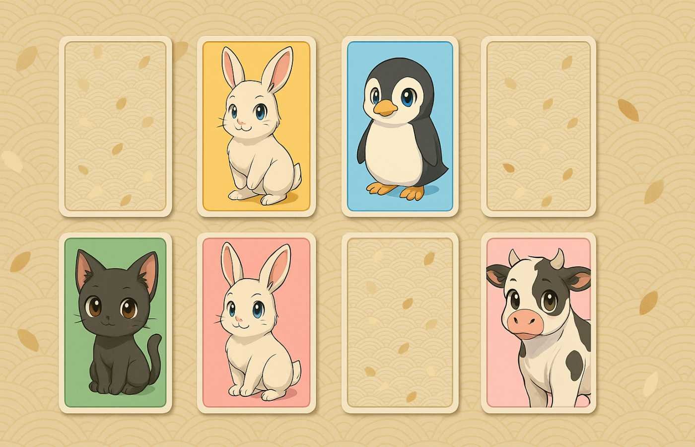 Juego: memotest de animales